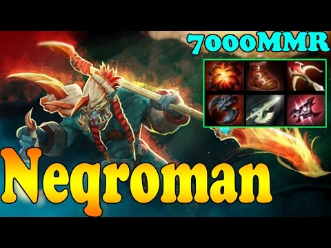 Dota 2 - Neqroman 7000 MMR Plays Huskar Vol 1 - Ranked Match Gameplay!