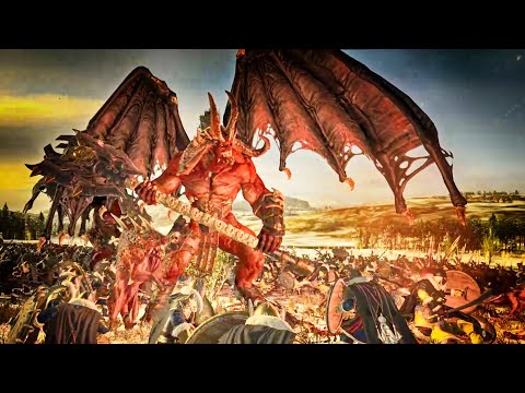 Kislev vs Khorne - Land Battle - Total War WARHAMMER 3 Cinematic Battle