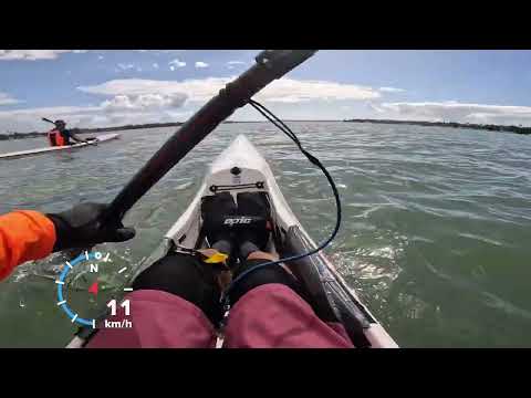 Half Moon Bay paddle - Fenn Bluefin S and Epic V10L surfskis
