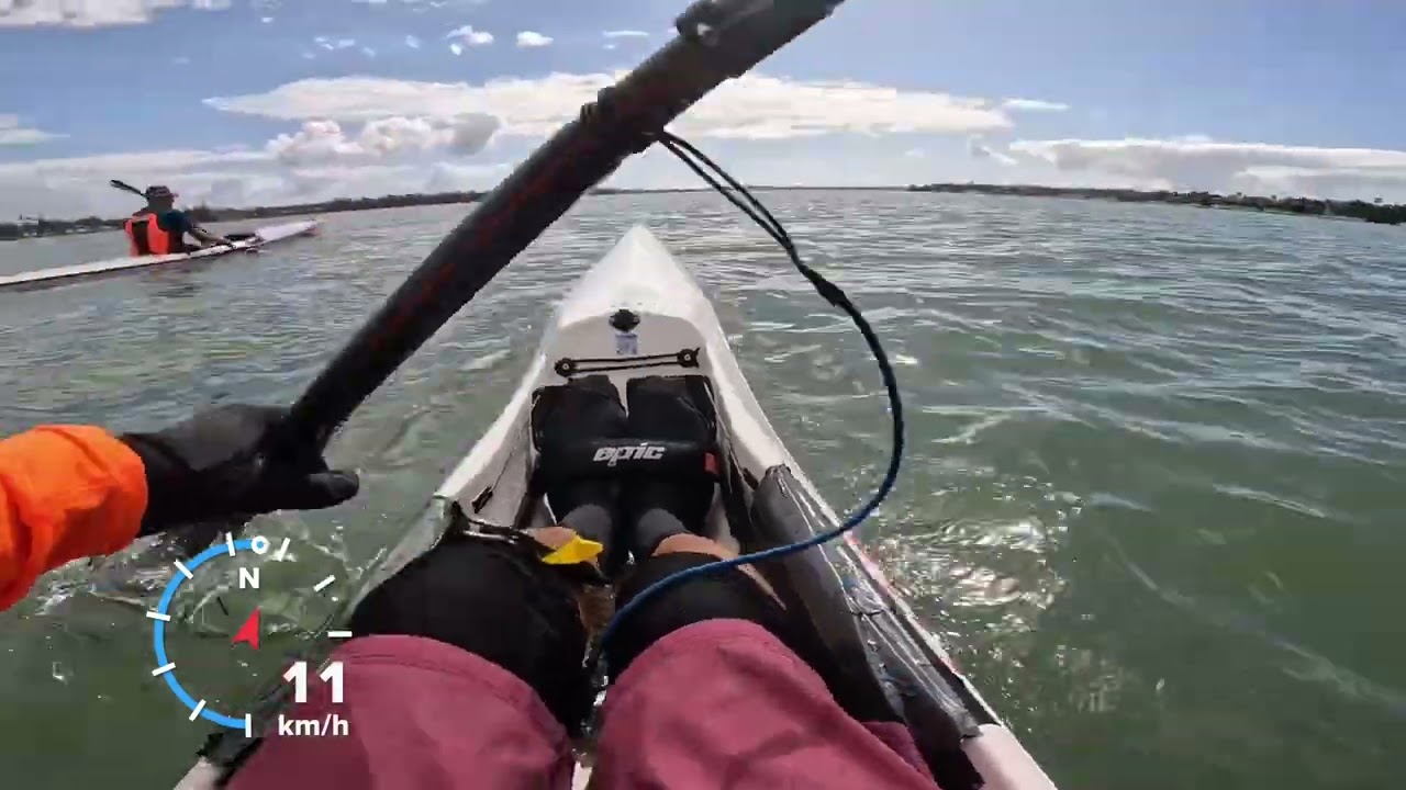 Half Moon Bay paddle - Fenn Bluefin S and Epic V10L surfskis