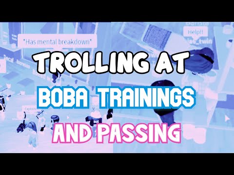 TROLLING & RUINING BOBA TRAININGS-*PASSED!*- ROBLOX TROLLING