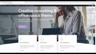 Worksquare - Coworking and Office Space WordPress Theme Installation and One Cli