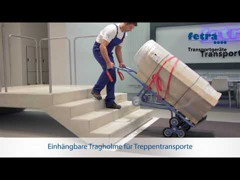 Fetra Tragholme für Gerätekarre, für Treppentransporte-youtube_img