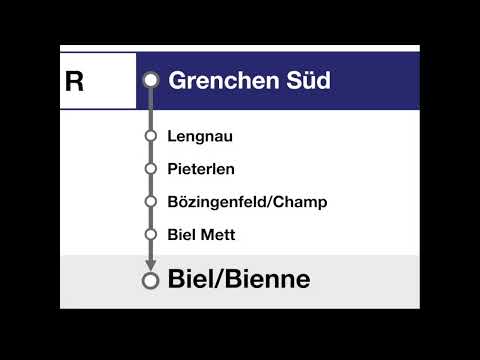 SBB Ansagen • Regio • Grenchen Süd – Biel/Bienne (De, Fr)