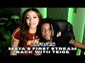 Teige Maya Buckets Her First Stream Back In Houston Laugh Or Drink Q A 5 03 25