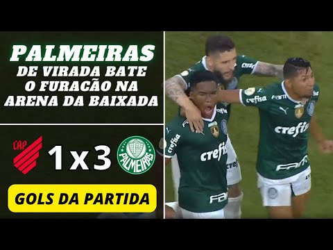 Athletico-PR 1 x 3 Palmeiras | Gols da Partida | Brasileirão Série A