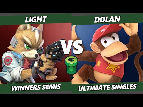 Game Underground Winners Semis - Light (Fox) Vs. Dolan (Diddy Kong) SSBU Ultimate Tournament