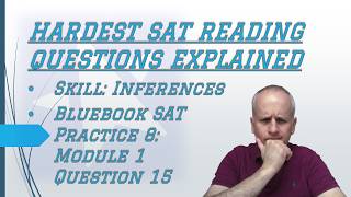 Hard #satreading Inferences : Tracking Ideas Using Multiple Colors w/ Bluebook 8 R&W Module 1 Q 15