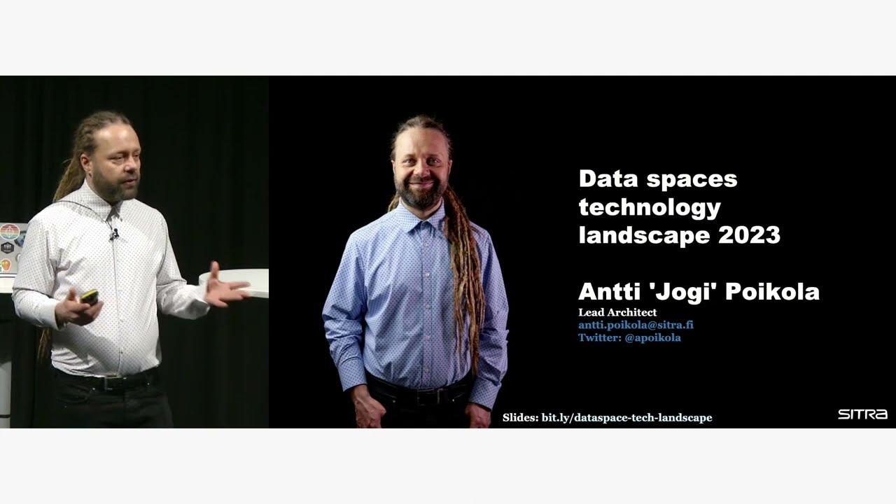 Data Spaces Technology Landscape 2023, Antti 'Jogi' Poikola, Gaia-X Finland, Sitra