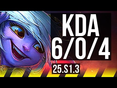 TRISTANA & Nautilus vs VARUS & Braum (ADC) | 6/0/4, Dominating | KR Master | 25.S1.3