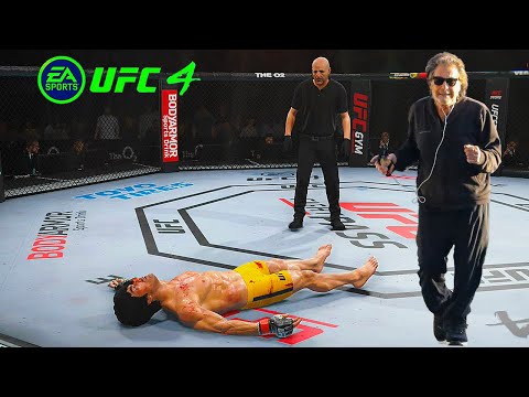UFC4 Bruce Lee vs Old Al Pacino  EA SPORTS UFC 4 - PS5