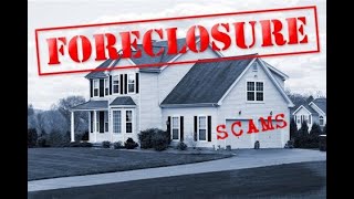 How does a foreclosure scam work