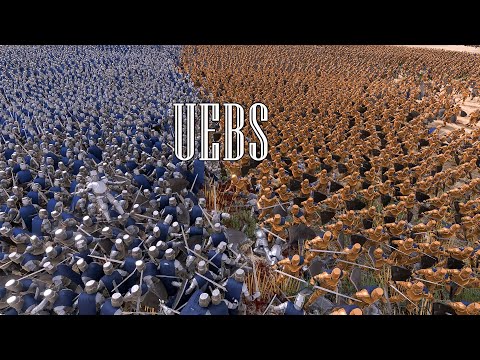 30,000 Golden Knights VS 30,000 Heavy Knights - UEBS 2 - Ultimate Epic Battle Simulator 2