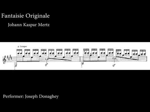 Johann Kaspar Mertz: Fantaisie Originale ( Score Video)