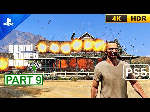 GTA V PS5 - Gameplay Walkthrough (60FPS 4K HDR) Part 9 No Commentary