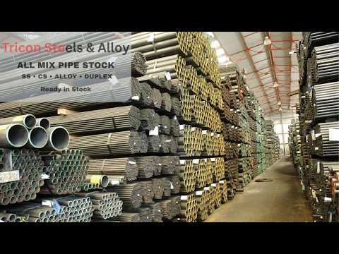 All Mix Pipe Stock Available | Stainless Steel, Carbon Steel & Alloy Steel Pipes | Tricon Steel