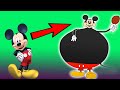 Mickey Mouse Clubhouse THE MICKEY AS FAT VERSION Funny Videos Drawing
