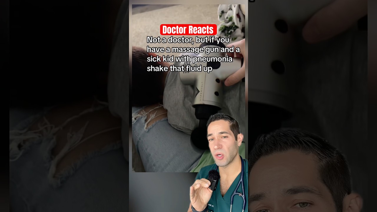 Can a massage gun cure pneumonia?