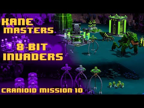 8-Bit Invaders! Cranioids Campaign Mission 10 - Brownout