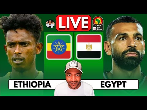 🔴 EGYPT vs ETHIOPIA WATCH ALONG | Full Match Reaction | FIFA World Cup 2026 Qualifiers