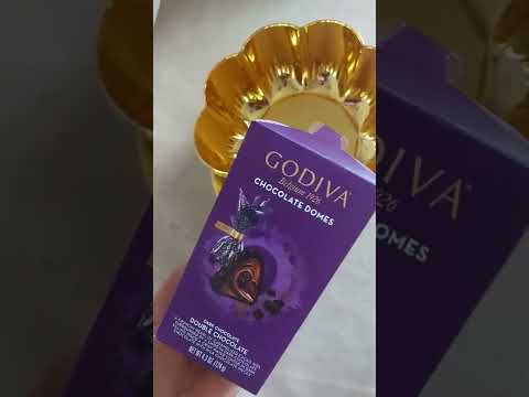 Godiva Chocolate Domes #viral #asmr #satisfying #shorts // Ayesha joy