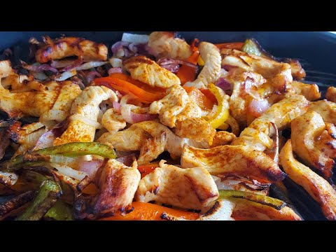 Ninja Foodi Grill XL Chicken Fajitas