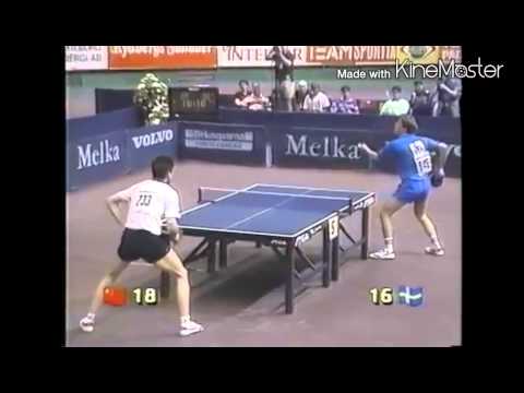 WTTTC 1993 Waldner vs Wang Hao highlights