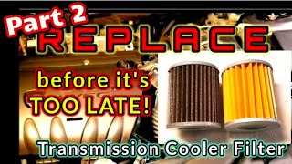 HOW TO REPLACE THE TRANSMISSION COOLER FILTER OF A 2015 LANCER