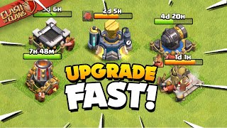 Secrets to Upgrade Your Base Fast (Clash of Clans)