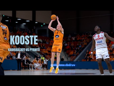 1. puolivälierä Karhubasket - Pyrintö 23.3.2025 kooste