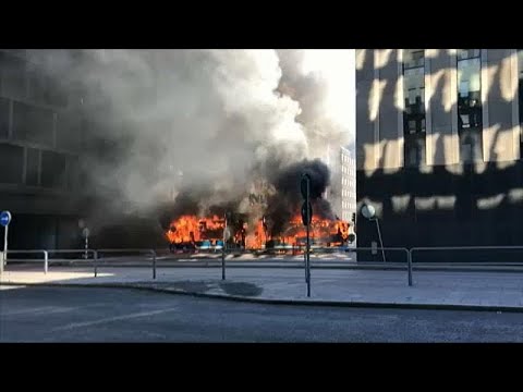 Oh Schreck: Bus in Stockholm explodiert