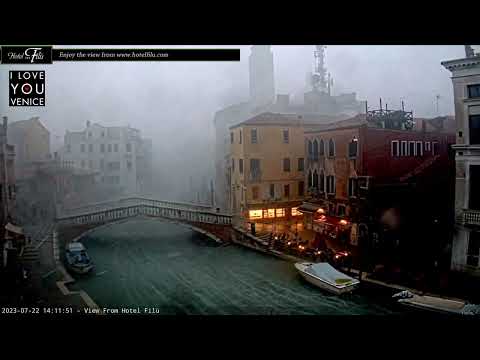 Terryfing storm in Venice