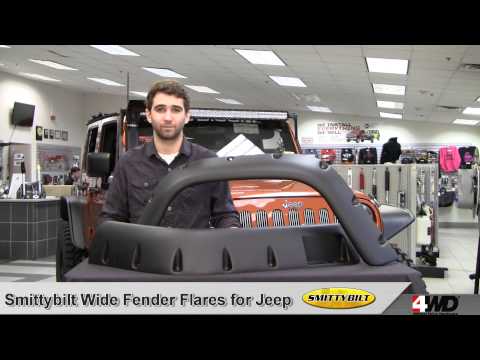 Smittybilt Wide Fender Flares for Jeep 4wd