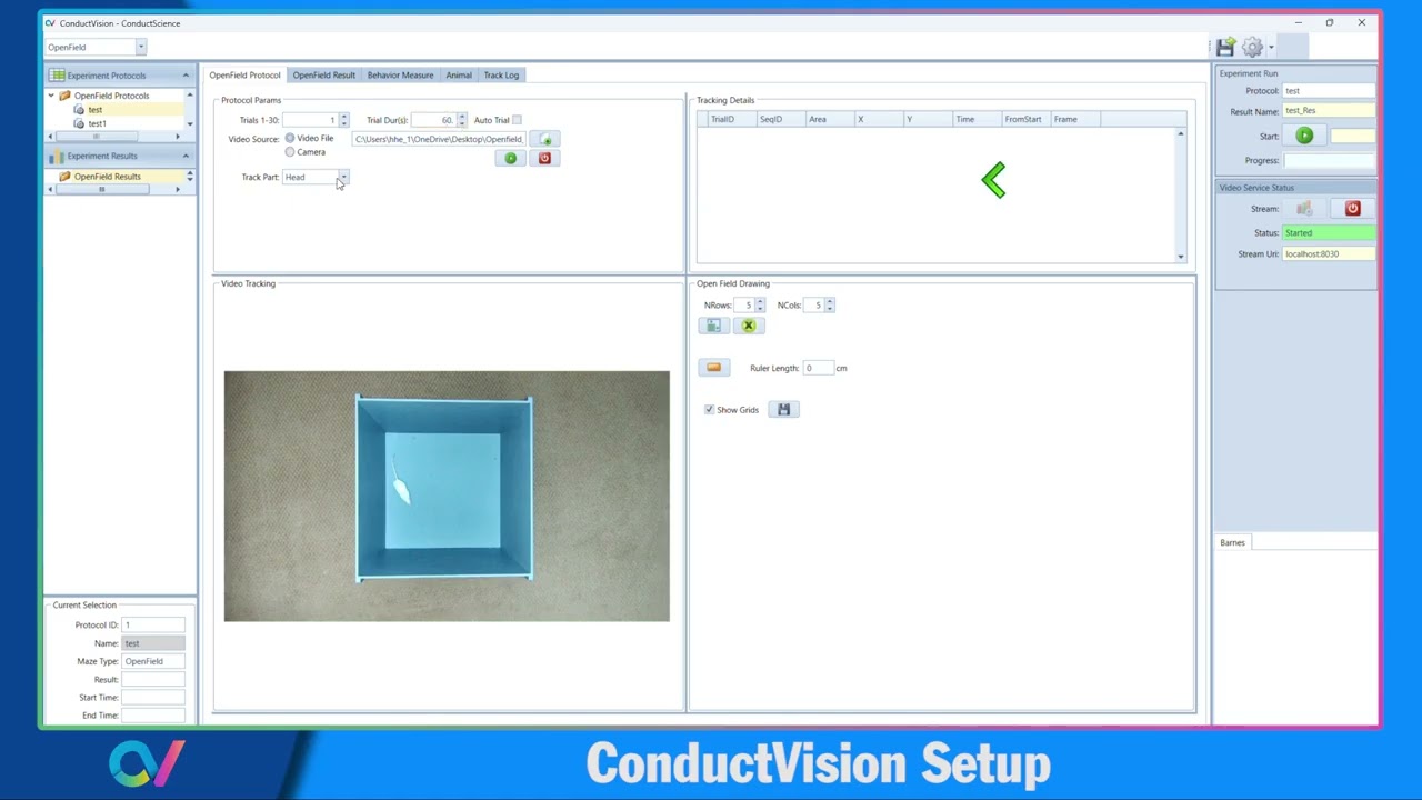 ConductVision: How to set up your video for tracking
