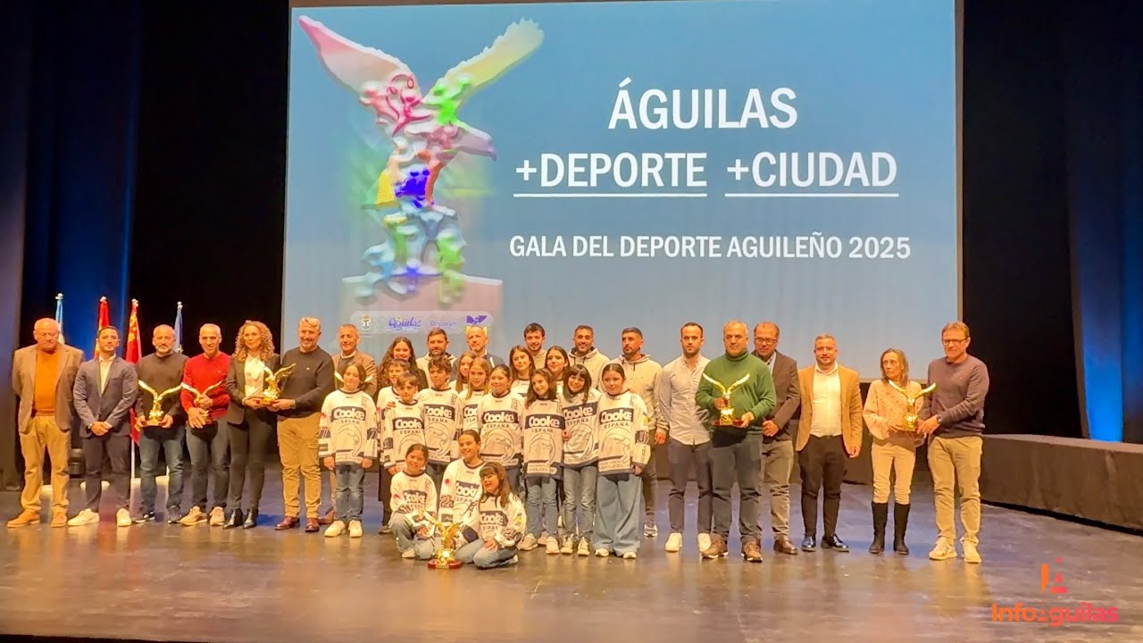 La Gala del Deporte Aguileño premia a los mejores de 2025