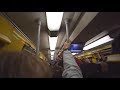 Italy Naples Metro Night Ride From Garibaldi To Museo