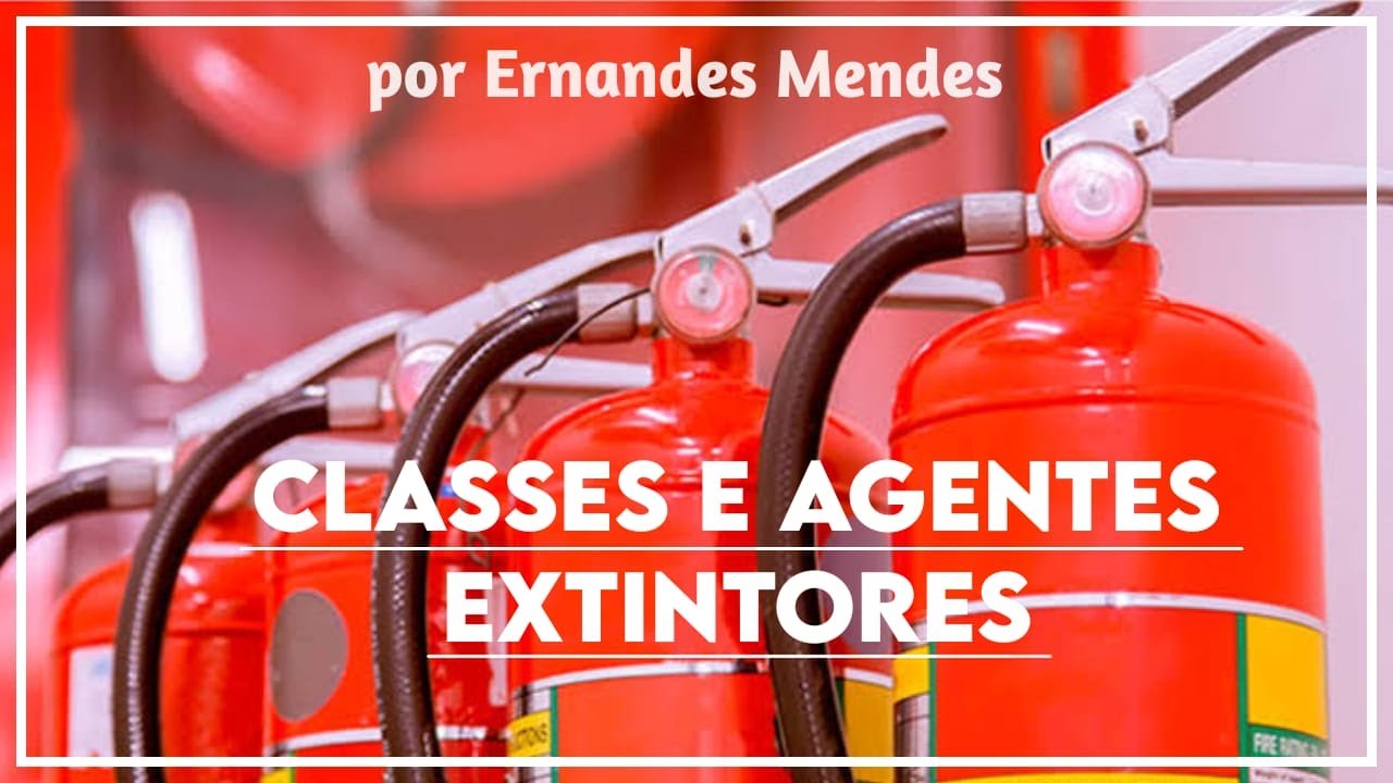 Classes dos agentes extintores