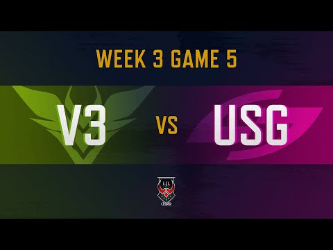 V3 vs USG｜LJL 2019 Summer Split Week 3 Game 5