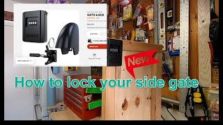 How to lock your side gate - secure AND convenient