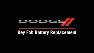 Key Fob Battery Replacement | How To | 2020 Dodge Journey