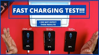 How Fast Does the Samsung Galaxy S20 Plus Charge vs Galaxy S10 Plus & OnePlus 5t?? || Surprised😲