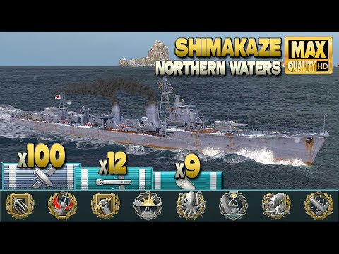 Destroyer Shimakaze: Finding right angle for nice hits - World of Warships