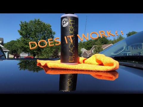 CHEMICAL GUYS BLACKLIGHT application & review DOES IT WORK?