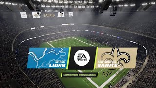 Lions vs Saints Week 13 Simulation (Madden 24 Rosters)