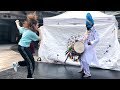 Freestyle Dancing to the Dhol Beat of Ustaad Ravi Kumar Ji @ Vancouver's Robson Square