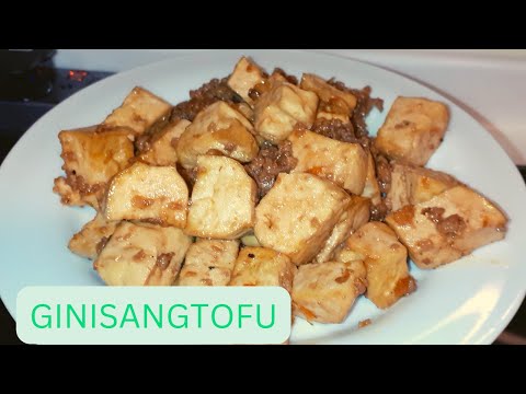 Air Fryer and Stir Fry Tofu with Minced Pork