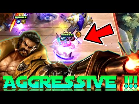 Hyper Roger Gunner Astro Aggressive Total !! Magic Chess Mobile Legends