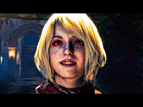 Resident Evil 4 Remake - Ashley Wants To Kill Leon Scene (4K)