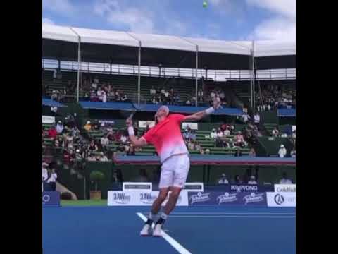 The Kevin Anderson serve: ball toss keys