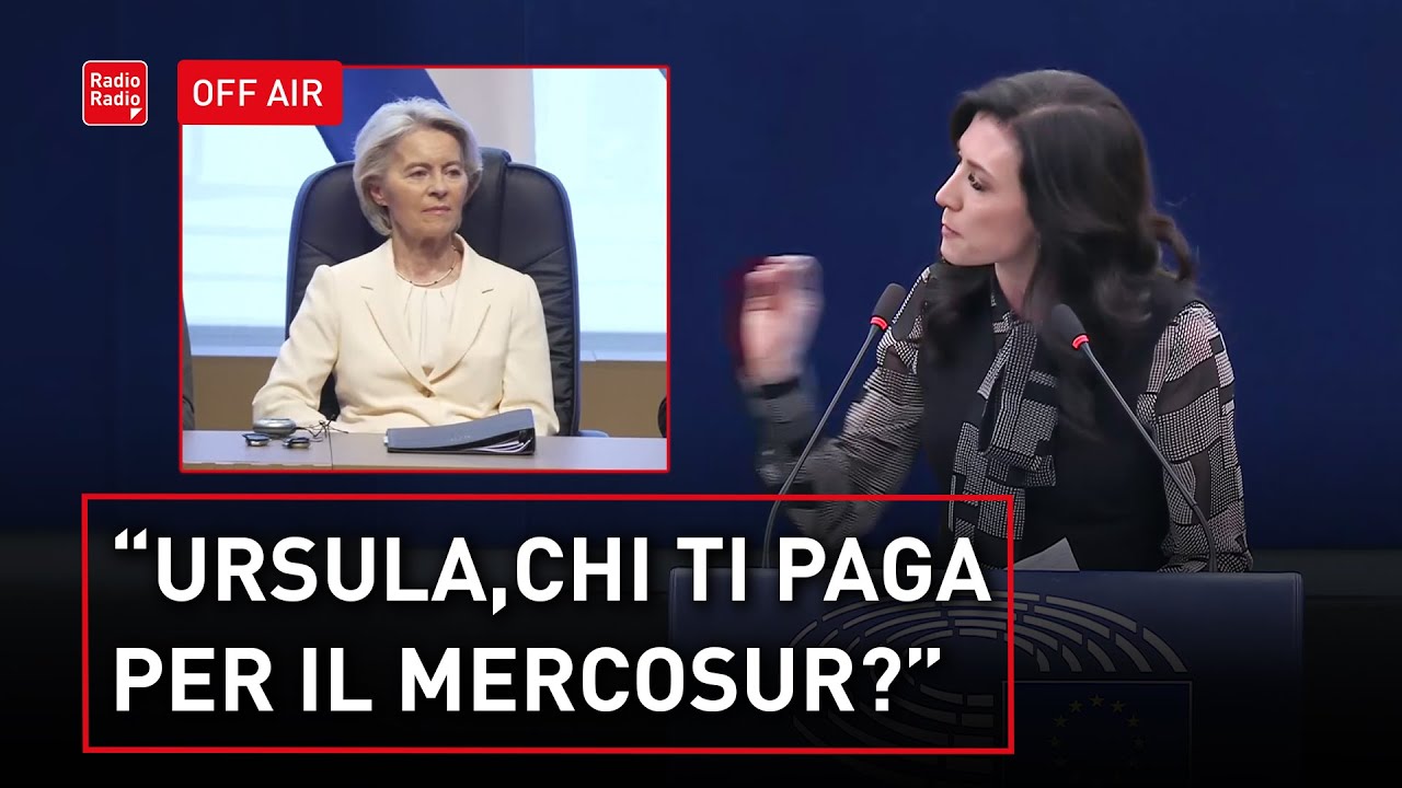 "URSULA, CHI TI PAGA PER IL MERCOSUR? ▷ L'ACCUSA IN PARLAMENTO UE: "DOVRESTI FINIRE DIETRO LE SBARRE